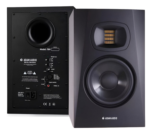 Par De Monitores Adam Audio T8v + Par De Cabos 3,05m