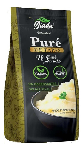 Puré De Papas Vegano 1 Kg.