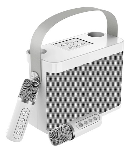 Fullife  - Máquina De Karaoke Con 2 Micrófonos Inalámbri.