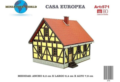 Nico Casa Europea Color Amarillo M World H0 (mnw 30)