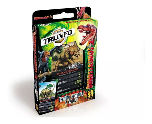 Jogo De Cartas Super Trunfo 32 Cartas Grow Original Temático