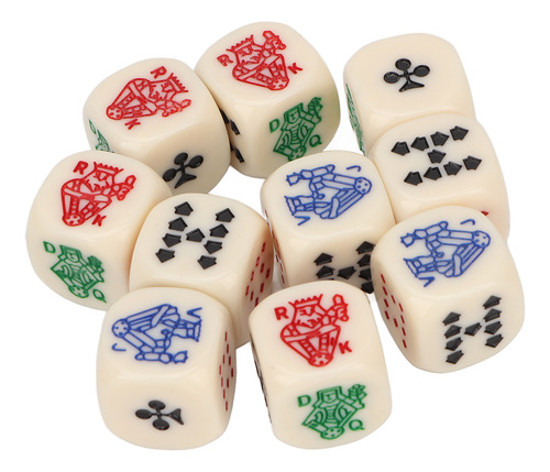 Juego Estándar De Dados De 6 Caras, 20 Piezas, Resistente Al