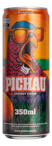 Pack Energetico Pichau Tropical Com 12 Unidades 350ml Com Acucar PCH-ENG-TROP-350CA