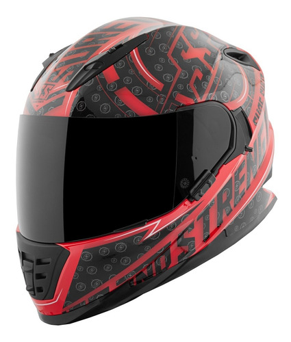 Casco Integral Ss1600 Speed & Strength Sure Shot Red / Black