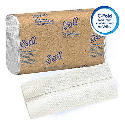 Zama Scott Toallas De Papel C-fold Para Dispensador, Kimberl