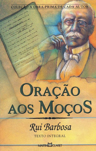 Oração Aos Moços, De Barbos., Vol. 122. Editora Martin Claret, Capa Mole, Edição 1 Em Português, 2015