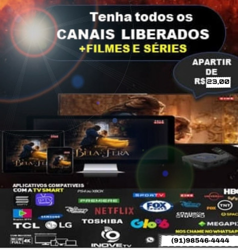 Imagem 2 de 5 de Libero Mais De 10 Mil Conteúdos Em Sua Tv/celular/notebook.
