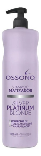 Shampoo Corrector Matizador Super Blonde Silver 900ml Ossono