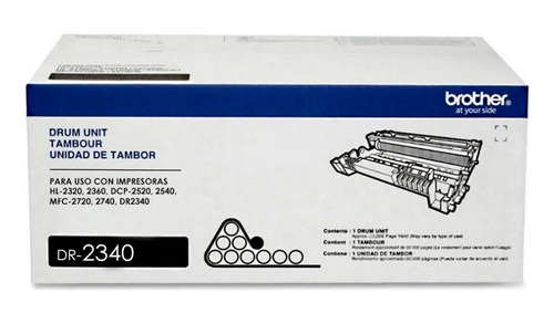 Tambor Brother Dr-2340 Negro P/hll2360dw/dcpl2540dw, 12,000p