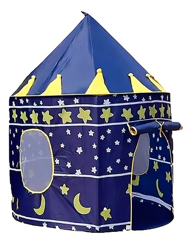 Carpa Infantil Castillo Casita Castillo Juegos Para Niños/as Color Azul
