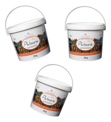 Cera Depilatória Hidrossolúvel Uso Profissional 3 Baldes 2kg