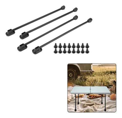 . 4x Pernas De Mesa Dobráveis, Estáveis, Altura 45cm