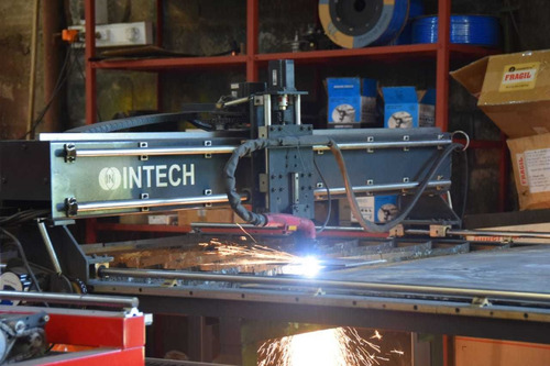 Pantógrafo Router Plasma Cnc Intech Cuarto Eje Acero Chapa