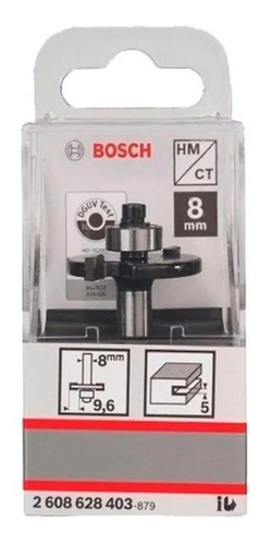 Fresa Disco 32mm 2 Filos Bosch