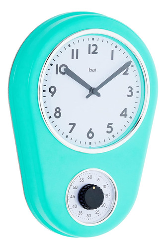 Bai 280.tu - Reloj De Pared Con Temporizador De Cocina,