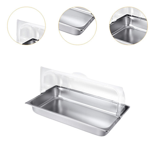 Bandeja Para Servir Alimentos Con Hielo Bandeja 8,5 Litros