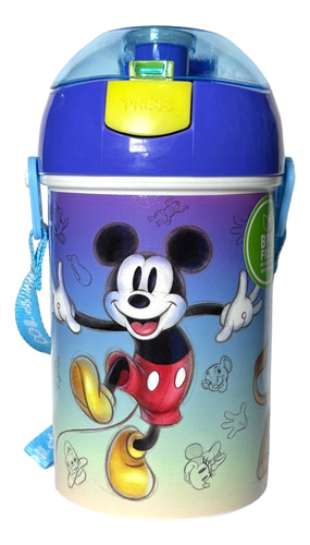 Vaso Disney 100 Años Mickey Nemo Simba Con Boton Y Correa