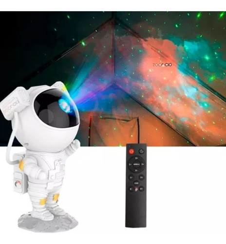 , Astronauta Proyector De Estrellas Galaxia Aurora Luz Led