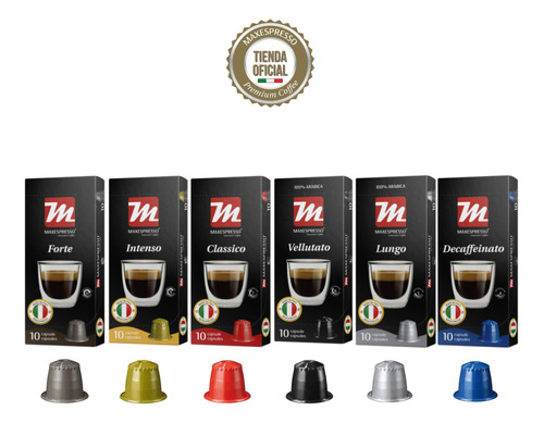 150 Capsulas Maxespresso -italia (compatibles Con Nespresso)