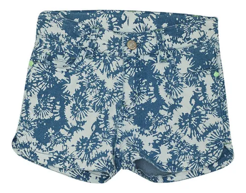 Short Algodón Verano Niña Denim