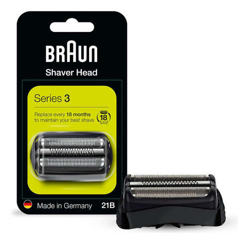 Braun 21b Shaver Replacement Part, Black, Compatible With