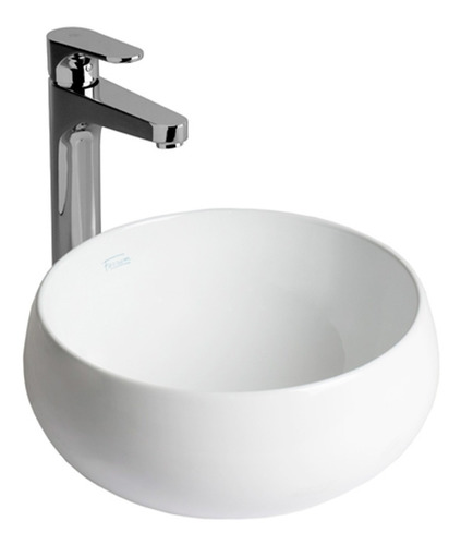 Bacha de baño de apoyar Ferrum Tori LK274 blanco 