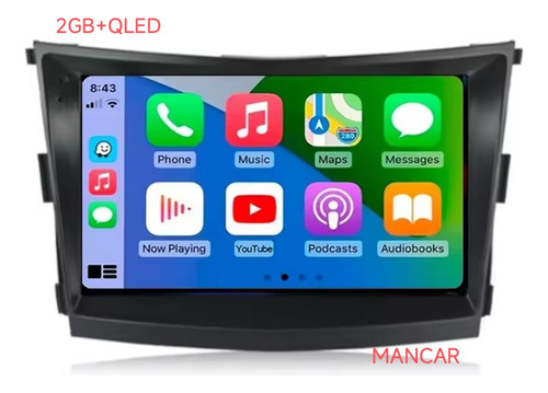 Radio Ssangyong Tivoli 2gb Qled Android Carplay 2015 Up