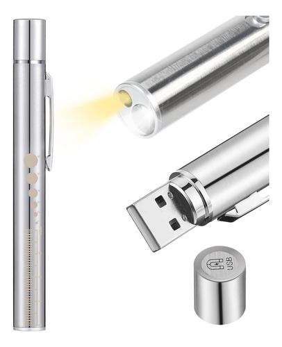Linterna Led Recargable, Linterna Médica Portátil, Mini