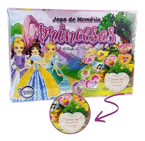 Jogo de Memória Princesinha Sofia Disney - Grow 54 Cartas - Outros