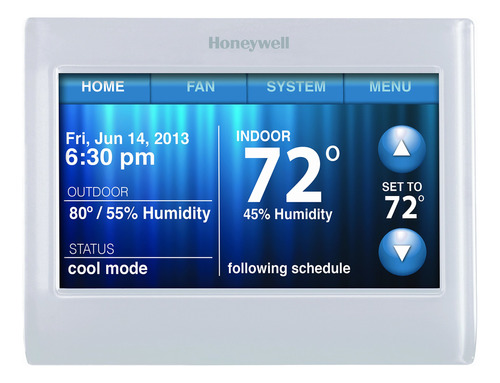 Termostato Honeywell Rthwf Wifi Pantalla Tactil Color Packs