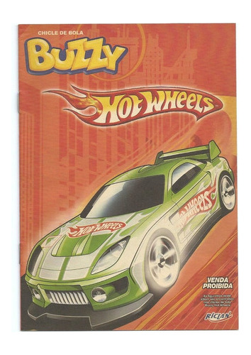 Album Figurinhas Buzzy - Hot Wheels - Vazio -c  Ag