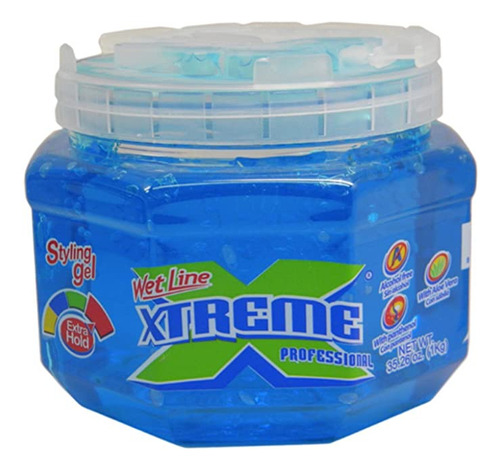 Xtreme Professional Wet Line Gel Gel Extra Hold Azul, 35.26.