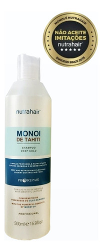 Shampoo Anti-residuo Monoi De Tahiti Deep Cold 500 Ml.
