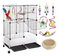 Comprar Jaulas Para Pericos,jaulas Grandes Para Pajaros,con Juguetes