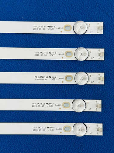Tiras Leds Jvc Si55fs Ms-l3422 V1 (5 Tiras 7 Leds 3v) Hp*