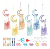 Comprar Kit Mini Atrapasueños Diy 6 Piezas, Llavero Y Colgante