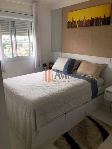 Imagem 13 de 15 de Apartamento Para Venda No Bairro Tatuapé Em São Paulo - Cod: Av7056 - Av7056