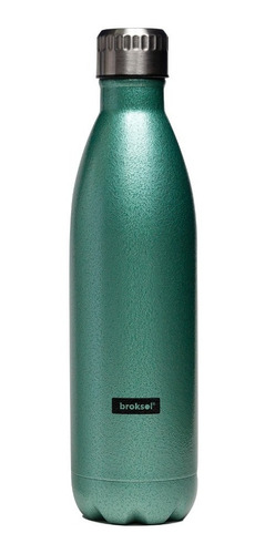 Botella Broksol 750 Ml Acero Inoxidable  Mantiene Frío Calor