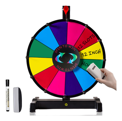 Ruleta De Premios Giratoria De Mesa De 12 Hooomyai Con 12