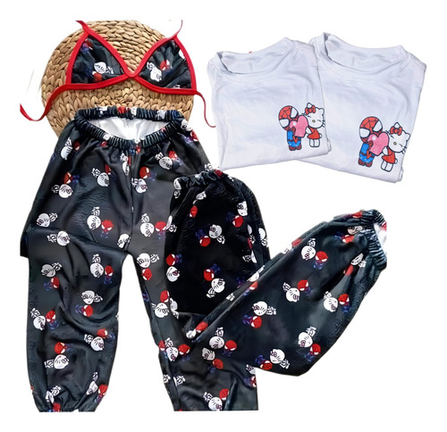 Duo De Pijama Navideño Con Playeras