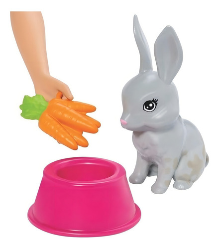 Barbie Muñeca Baño De Mascotas Mattel Con Accesorios