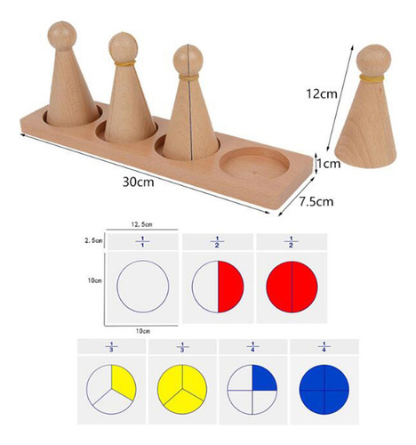 Materiales De Matemáticas Montessori Con Muñecos Peg,