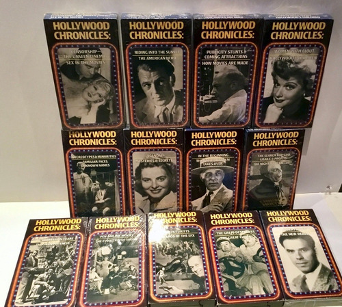 Cine Hollywood Cronicas 13 Vhs Originales Sobre Como Se Hizo