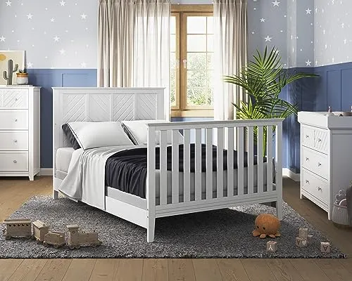 Los Rieles De Cama De Tamaño Completo De Convierten La Cuna