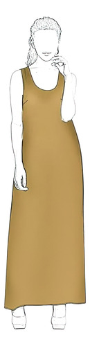 Moldes De Ropa Unicose - Vestido Largo Mujer 1909