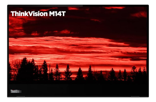 Monitor Thinkvision M14t Usb-c Mobile With Touch Screen - Bl