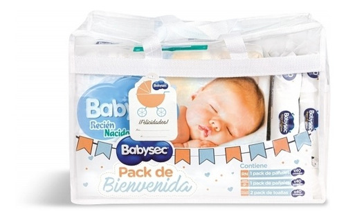 Pack Babysec Bienvenida Ideal Para Regalo