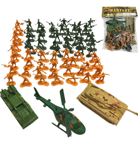  For Sales Store kit de muñecos de soldado de plástico del ejército militar con bolsa en miniatura