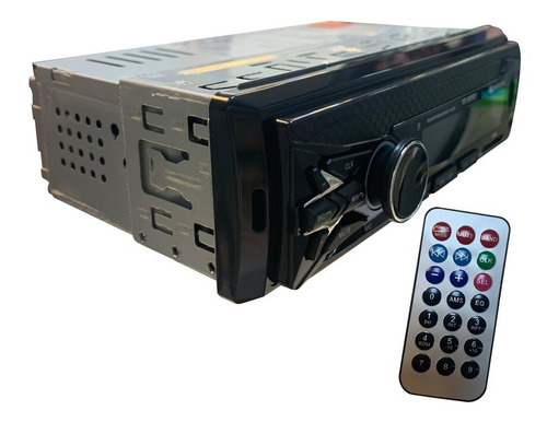 Imagen 2 de 9 de Stereo Usb Sd Radio Bluetooth Frente Fijo Aux Display