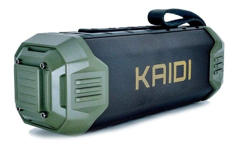 Alto-falante Kaidi MAX KD-805 portátil com bluetooth e wifi waterproof verde 